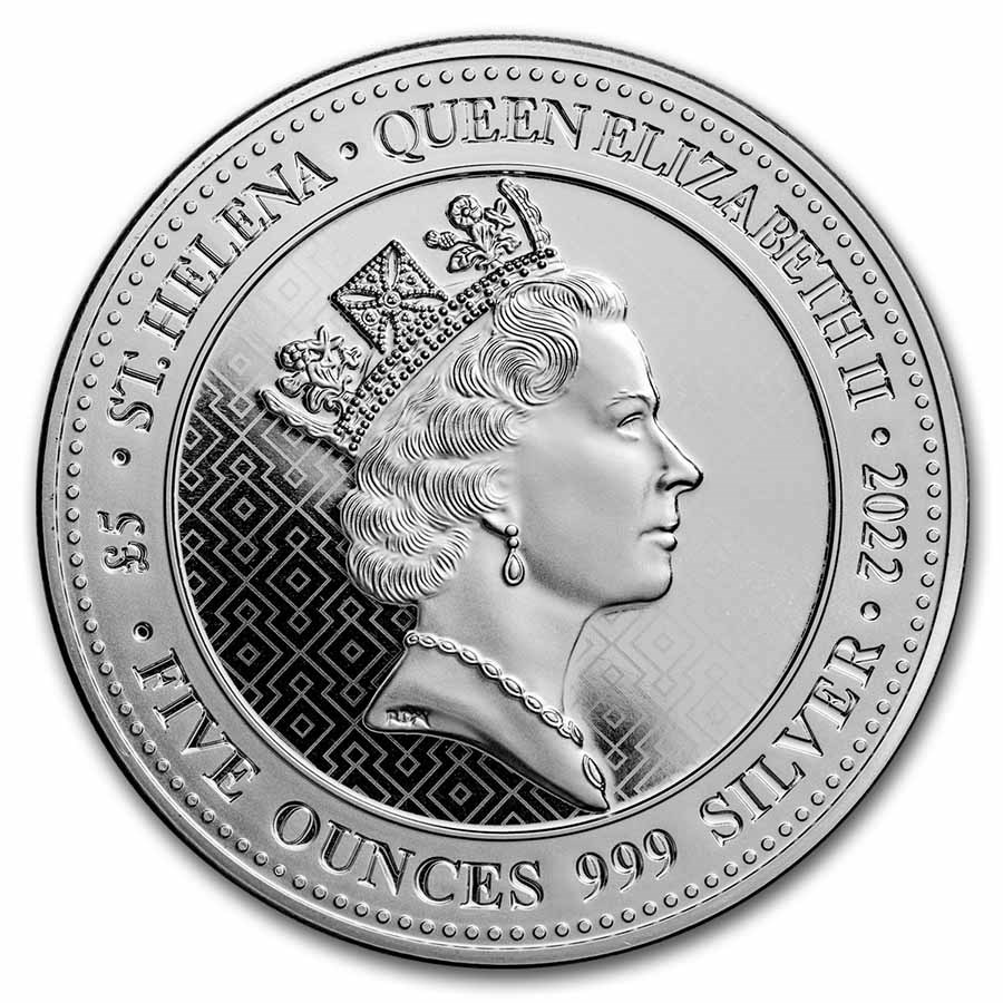 2022 St. Helena 5 oz Silver Queen's Virtue Truth BU
