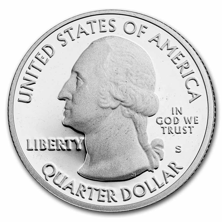 2011-S ATB Quarter Glacier National Historical Proof (Silver)