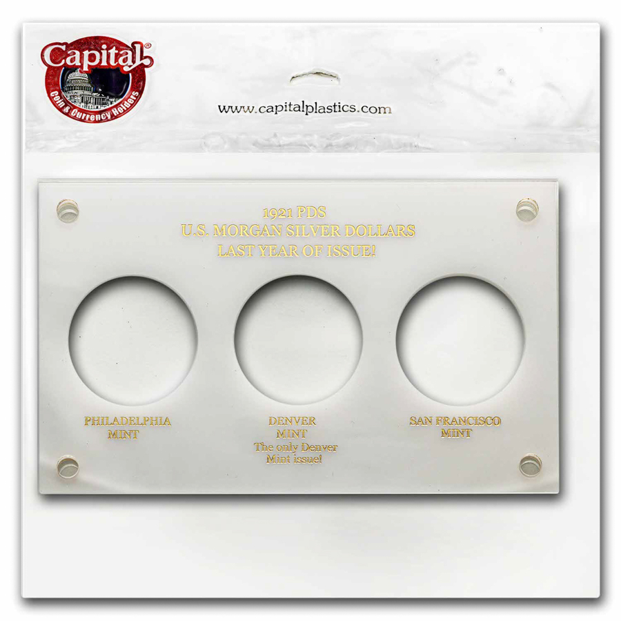 Capital Plastics - 1921 PDS Morgan Dollar Holder