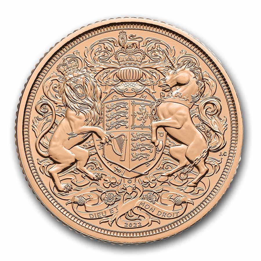2022 Great Britain Gold Memorial Sovereign BU (King Charles III)