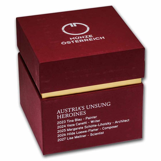 Austrian Mint Unsung Heroines Collector Case