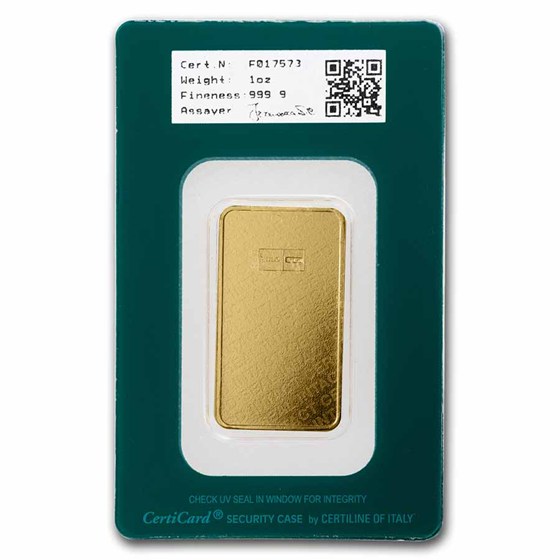 1 oz Gold Bar - Italpreziosi (In Assay)