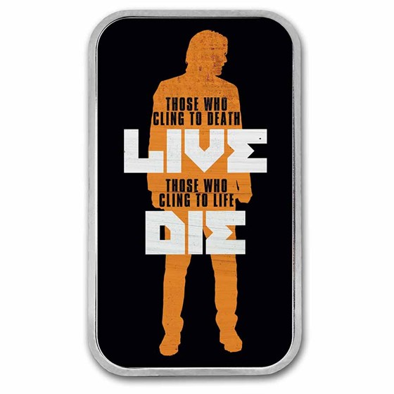 John Wick 1 oz Silver Silhouette Bar w/ TEP