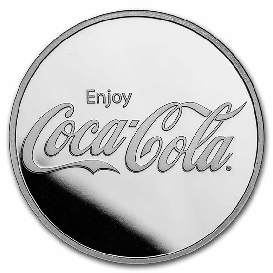 Coca-Cola® 1 oz Silver Struck Round Coca-Cola® 1 oz Silver Struck Round