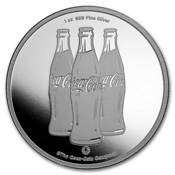 Coca-Cola® 1 oz Silver Struck Round