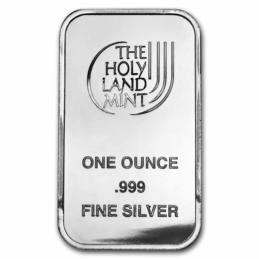 1 oz Silver Bar - Holy Land Mint (Dove of Peace)