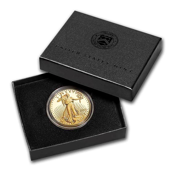 2023-W 1 oz Proof American Gold Eagle (w/Box &amp; COA)