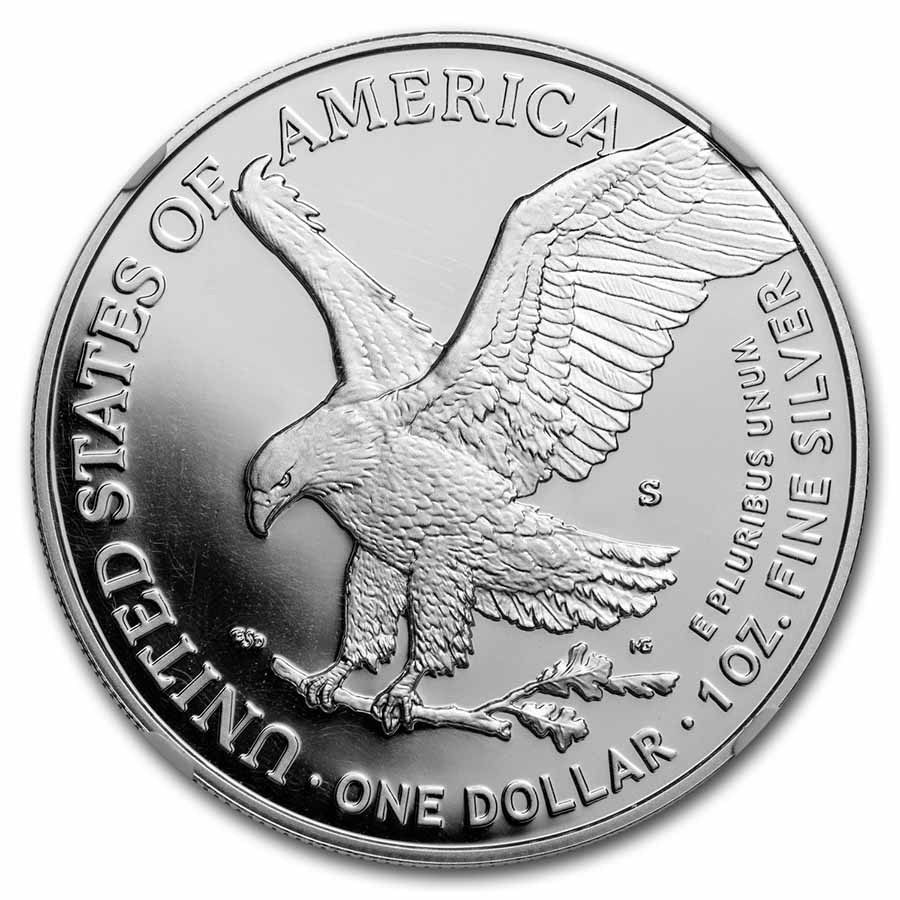 2021-S American Silver Eagle (Type 2) PF-70 NGC