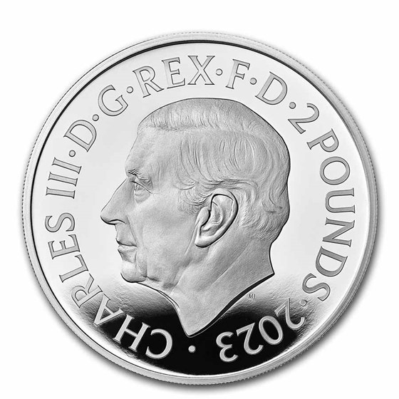 2023 GB 1 oz Silver Myths &amp; Legends Merlin Prf (Box &amp; COA)