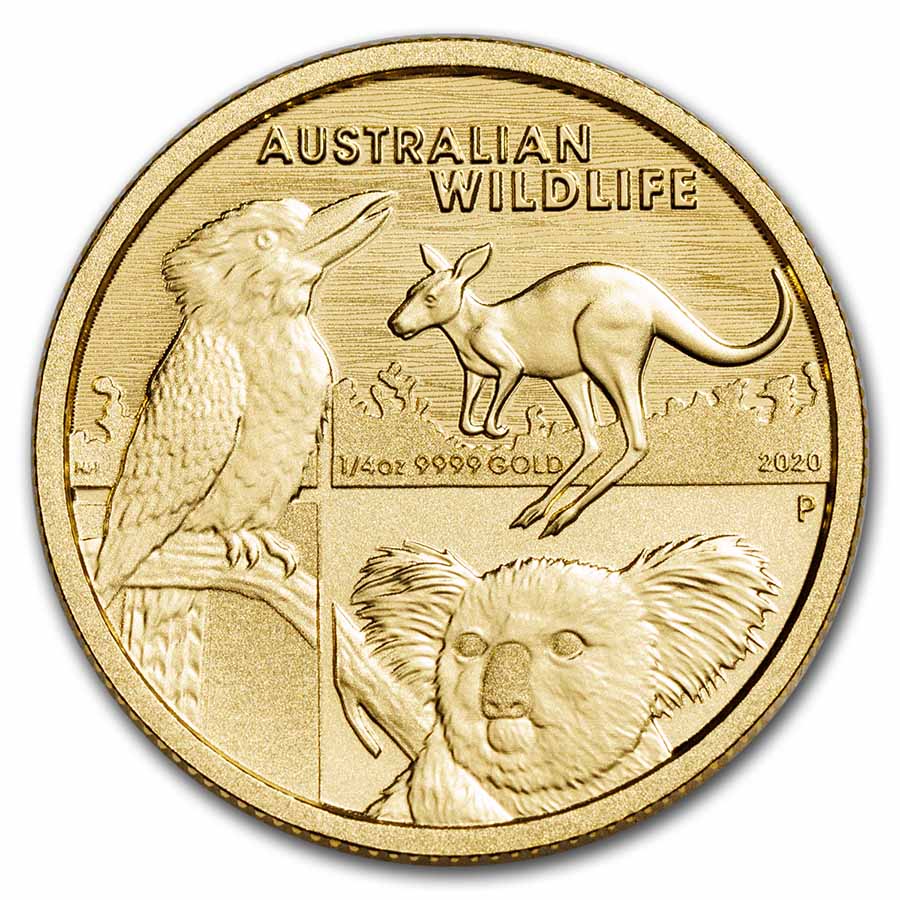 2020 Australia 1/4 Gold Australian Wildlife BU