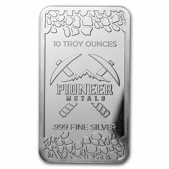10 oz Silver Bar - Pioneer Metals
