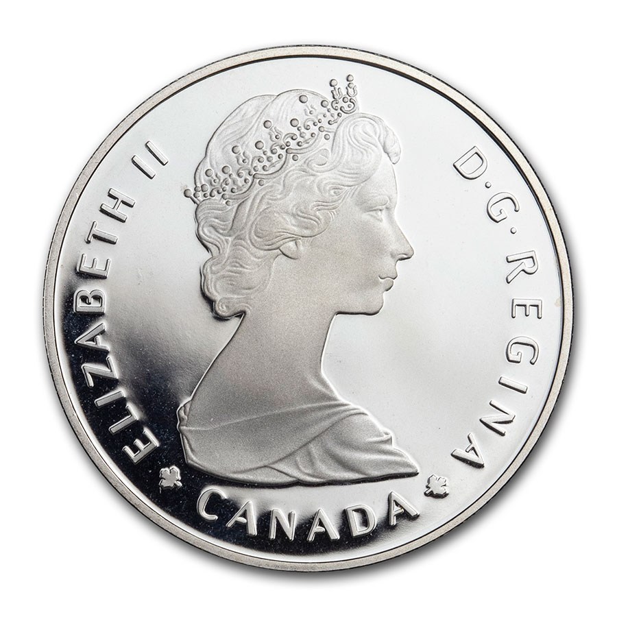 1985 Canada Silver Dollar Proof (National Parks Moose)