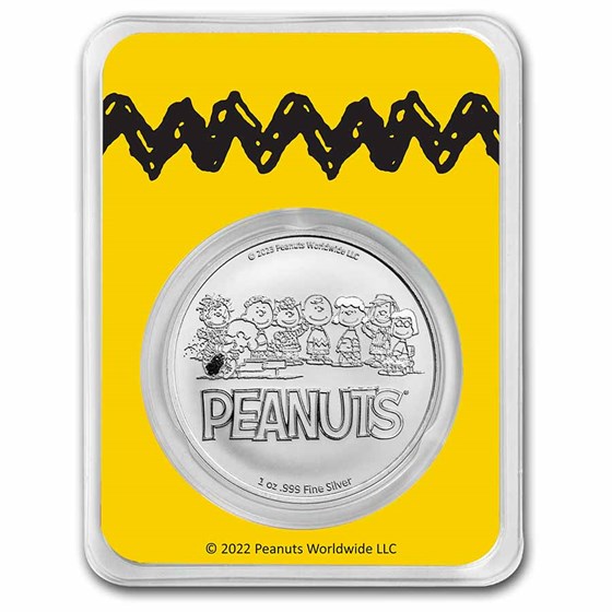 Peanuts® Snoopy Flying Ace 1 oz Silver in TEP