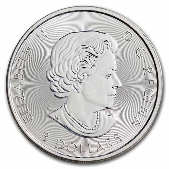 Canada 1.25 oz Silver $8 Bison BU (Random Year, Abrasions)