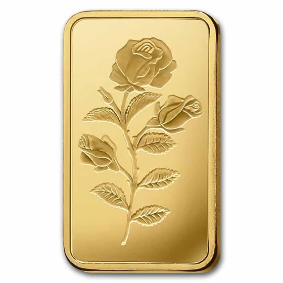 1 gram Gold Bar - PAMP Suisse Rosa (In Assay)