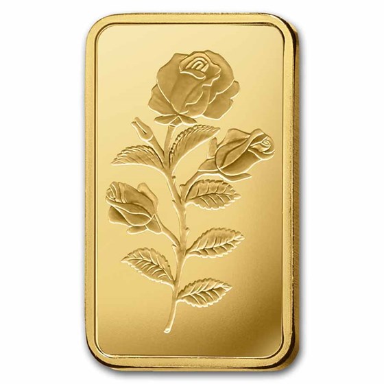 2.5 gram Gold Bar - PAMP Suisse Rosa (In Assay)