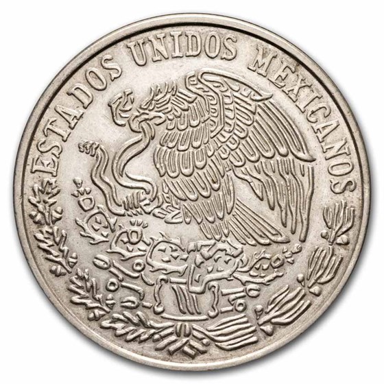 Mexico Silver 100 Pesos (1977-1979) Avg Circ