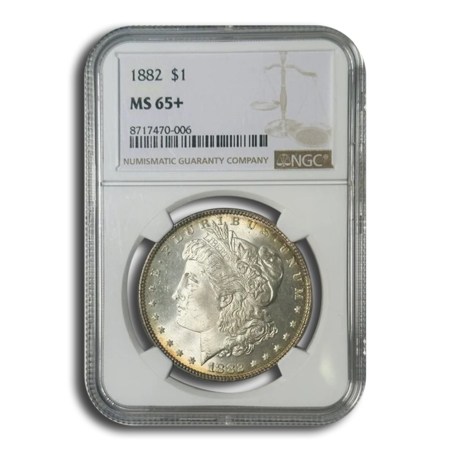 1882 Morgan Dollar MS-65+ NGC
