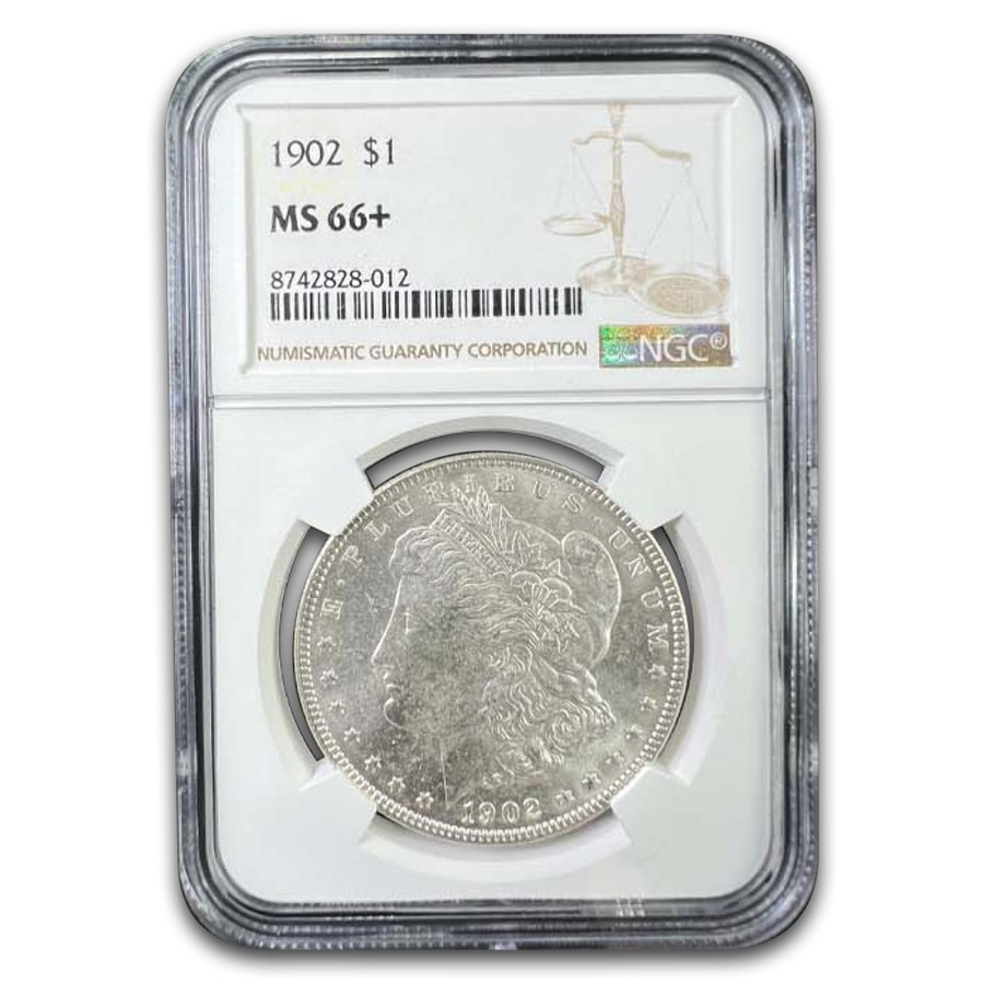1902 Morgan Dollar MS-66+ NGC