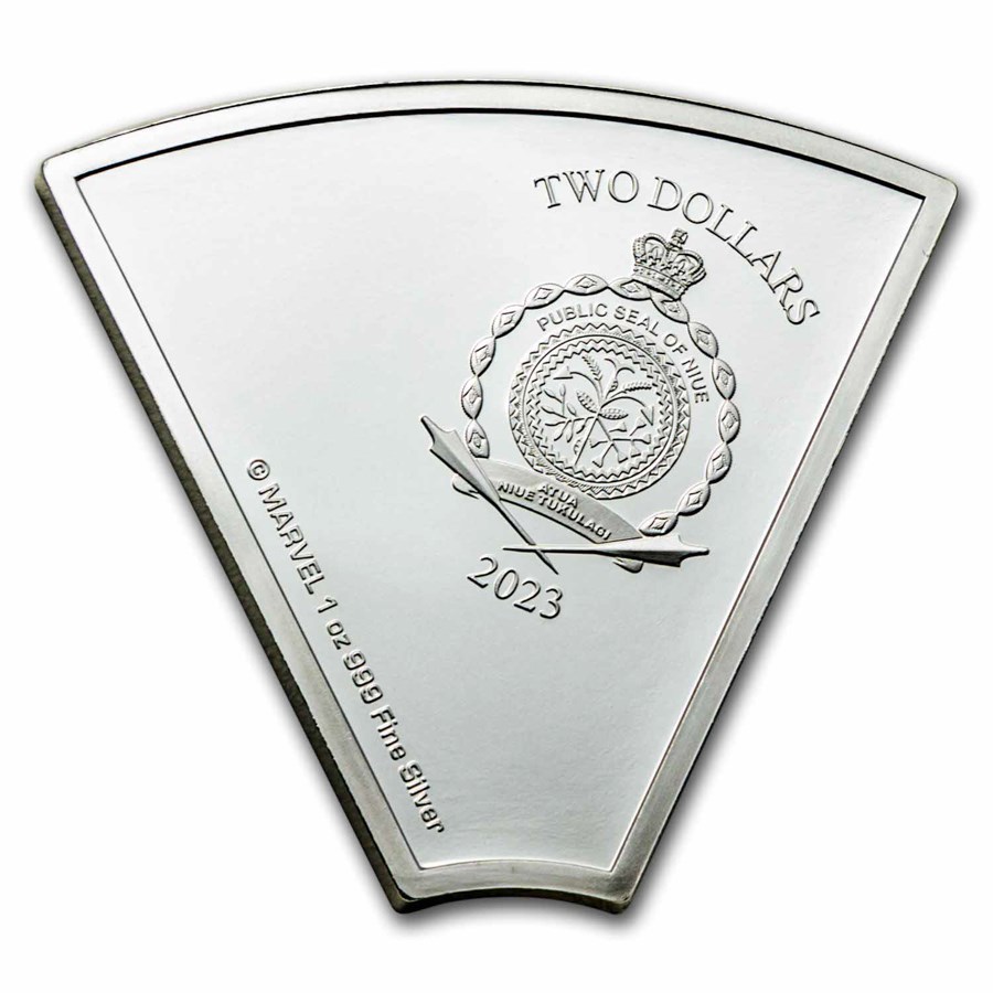 2023 Niue 1 oz Ag Avengers 60th Collection: Captain America