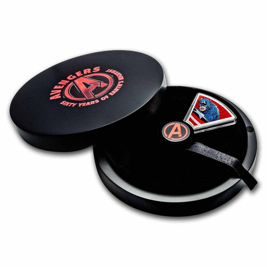 2023 Niue 1 oz Ag Avengers 60th Collection: Captain America