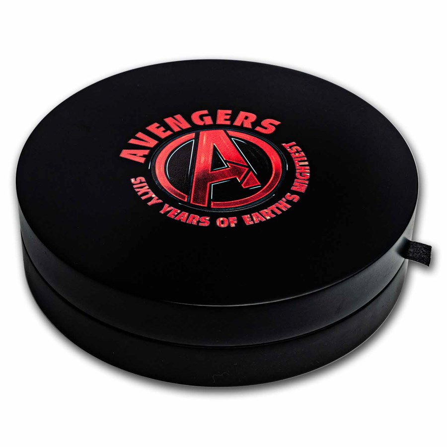 2023 Niue 1 oz Ag Avengers 60th Collection: Captain America