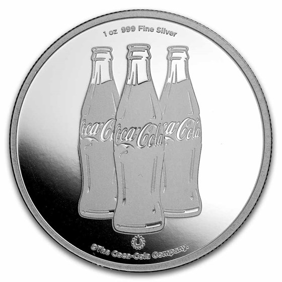Coca-Cola® 1 oz Silver Struck Round (in TEP)
