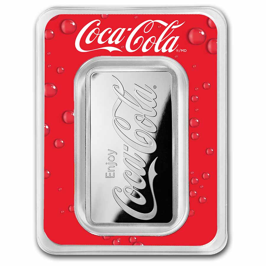 Coca-Cola® 1 oz Silver Struck Bar (in TEP)