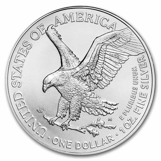 2026 1 oz American Silver Eagle - w/Plaid Happy Holidays Card