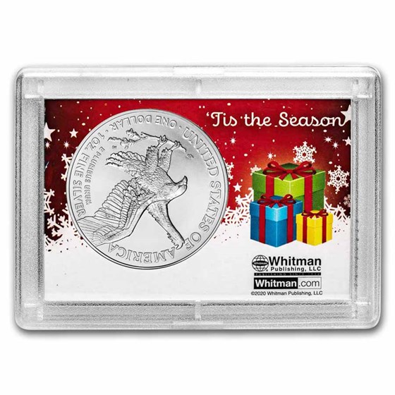 2026 1 oz American Silver Eagle - w/Harris Holder, Christmas Tree