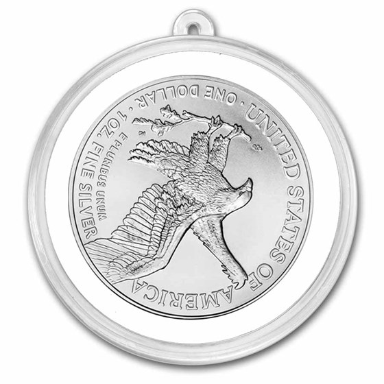 2026 1 oz American Silver Eagle - w/Holiday Tin, Santa's Buckle