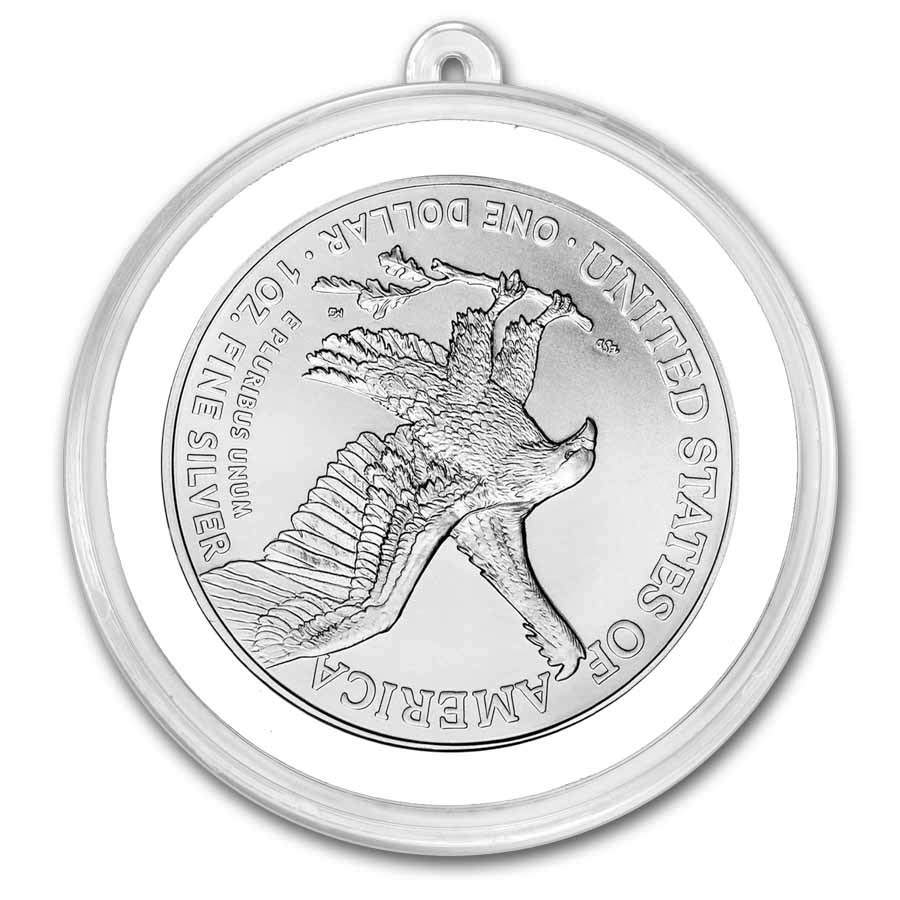 2026 1 oz American Silver Eagle - w/Holiday Tin, Wonderful Time