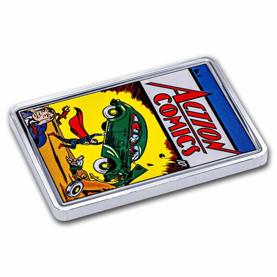 2023 Niue 2 oz Silver $5 DC Comics - Action Comics #1 Coin