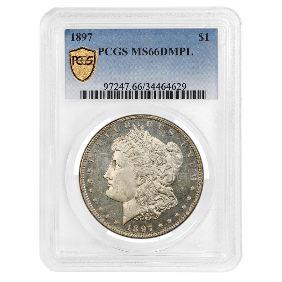 1897 Morgan Dollar DMPL MS-66 PCGS