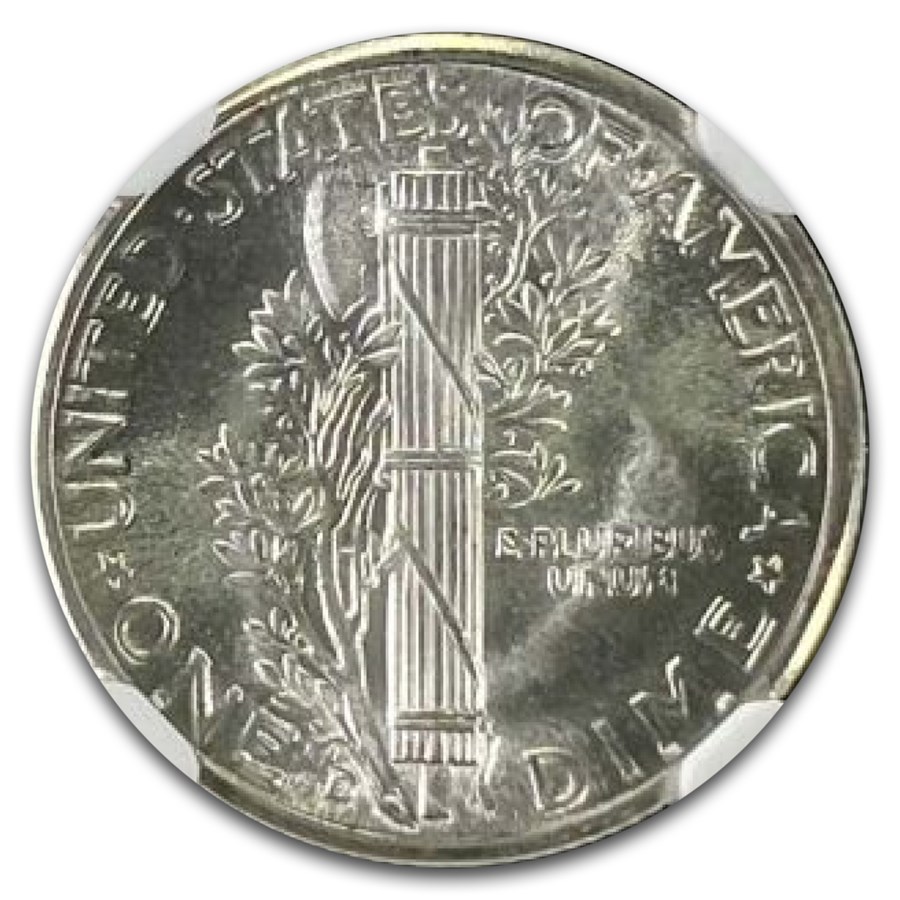 1944-D Mercury Dime MS-67+ NGC (FB)