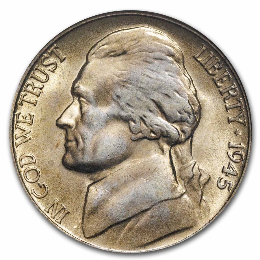 1945-D Jefferson Nickel MS-66 NGC