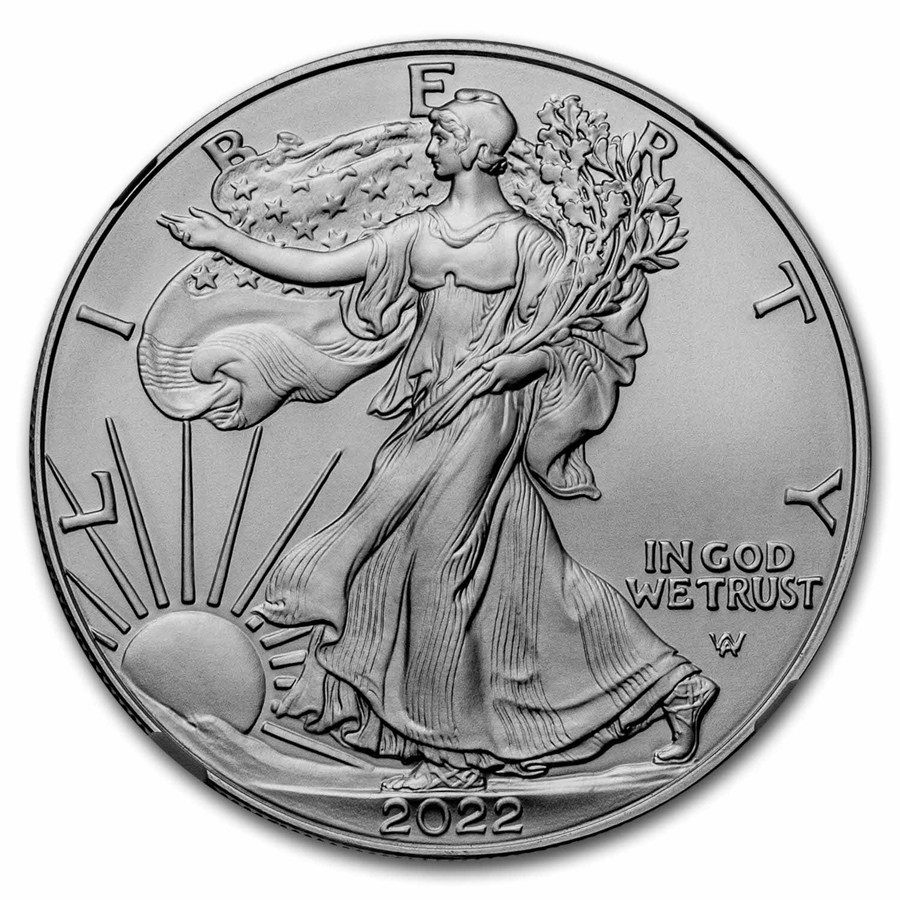 2022 American Silver Eagle MS-70 NGC (Everhart)