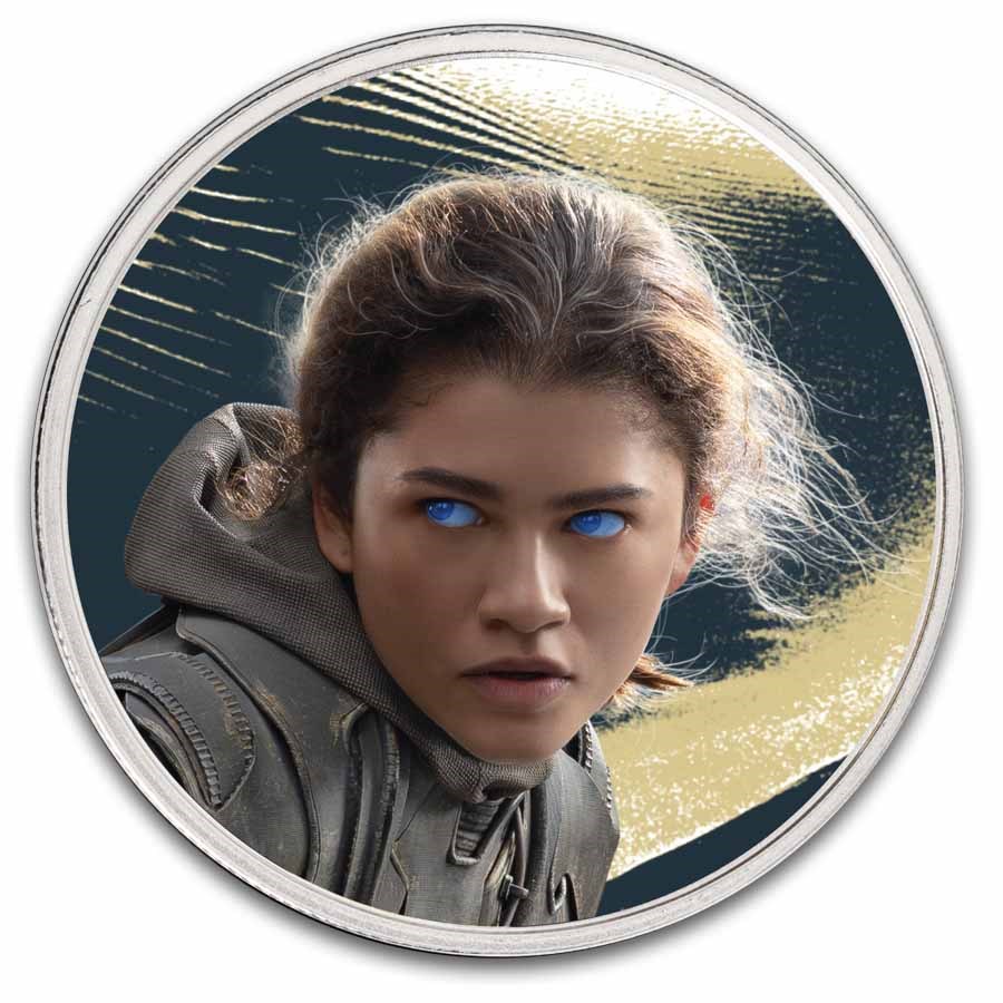 DUNE® 2 Blue Eyes Chani 1 oz Silver (Colorized w/TEP)