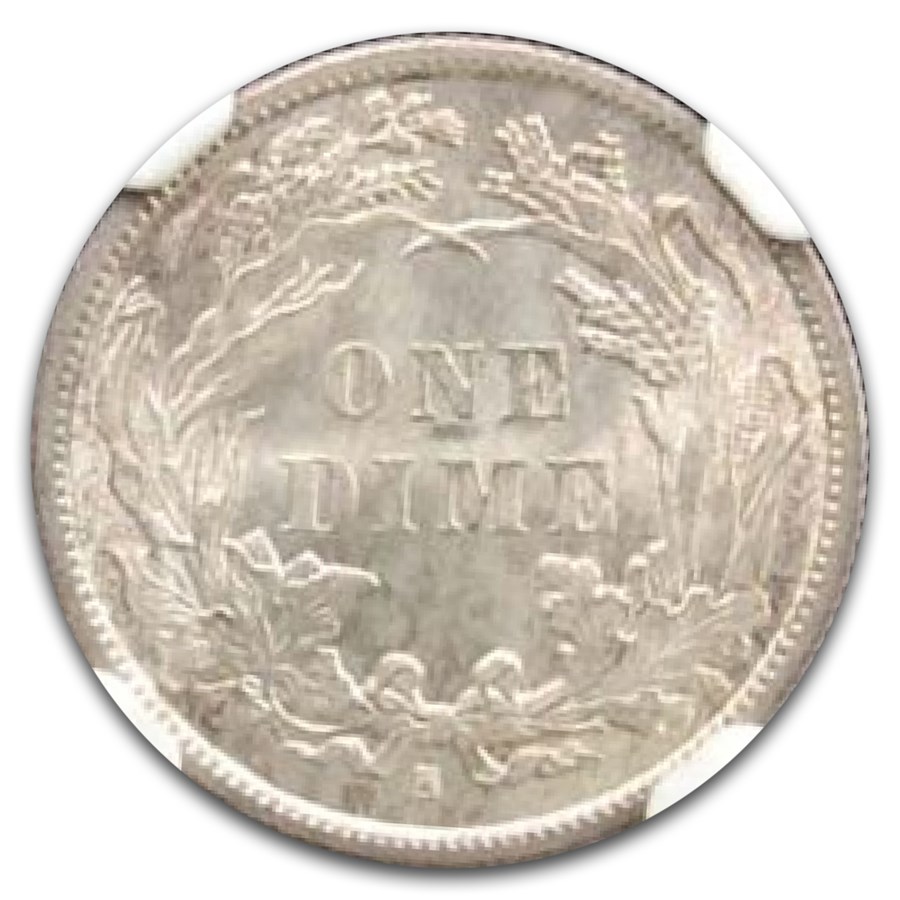 1891-S Liberty Seated Dime MS-67 NGC