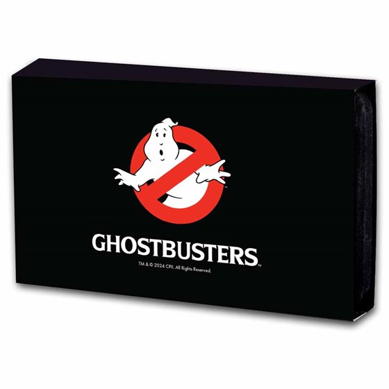 Ghostbusters Team 40th Anniversary 4 oz Colorized Silver Bar
