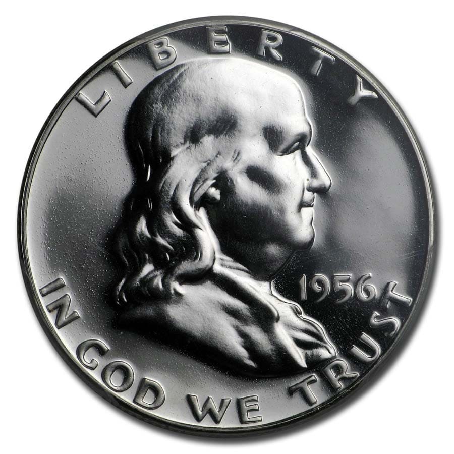 1956 Franklin Half Dollar Type-II PR-66 PCGS