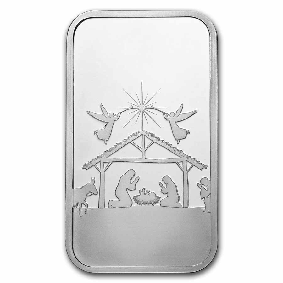 2026 1 oz Silver Bar - Nativity