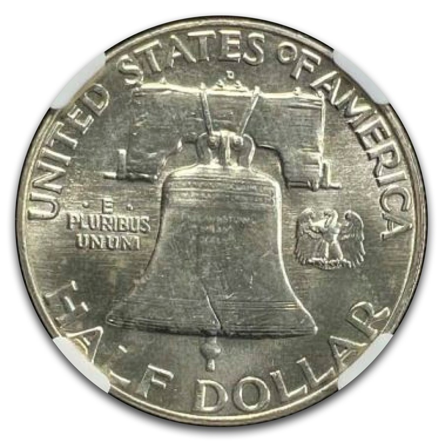 1963-D Franklin Half Dollar MS-66 NGC (FBL)