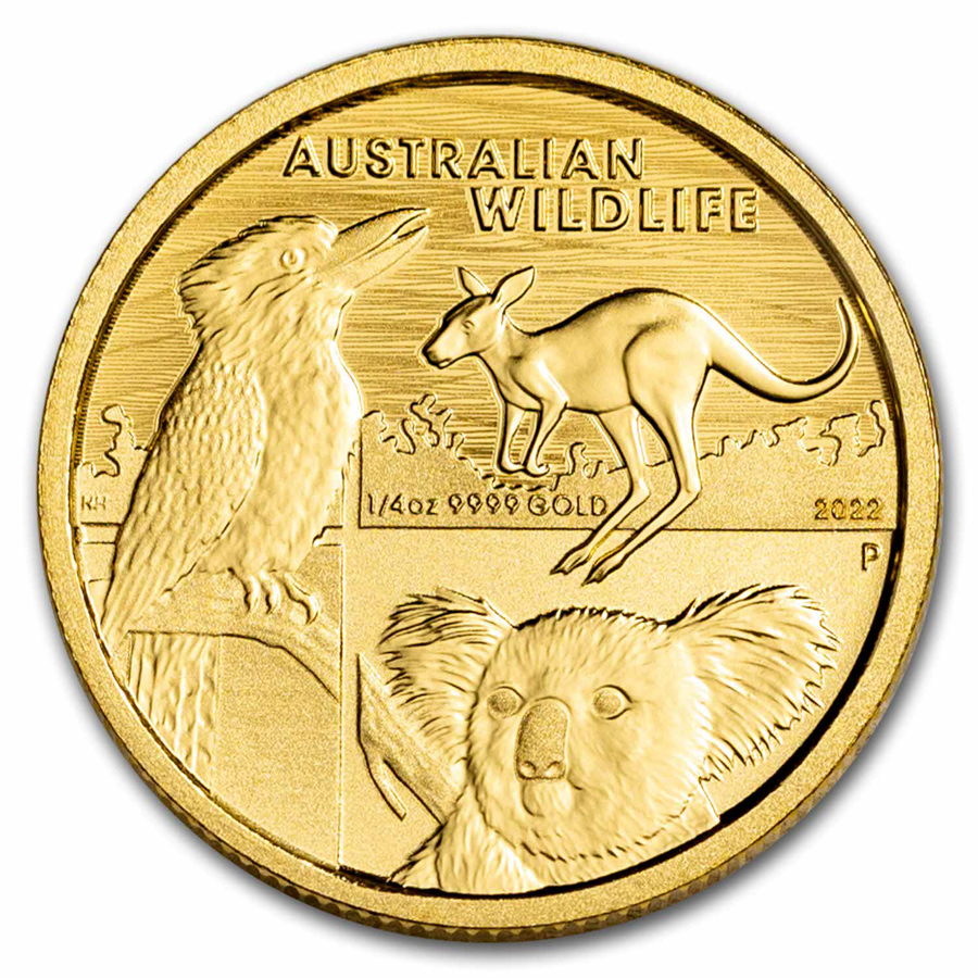 2022 Australia 1/4 Gold Australian Wildlife BU