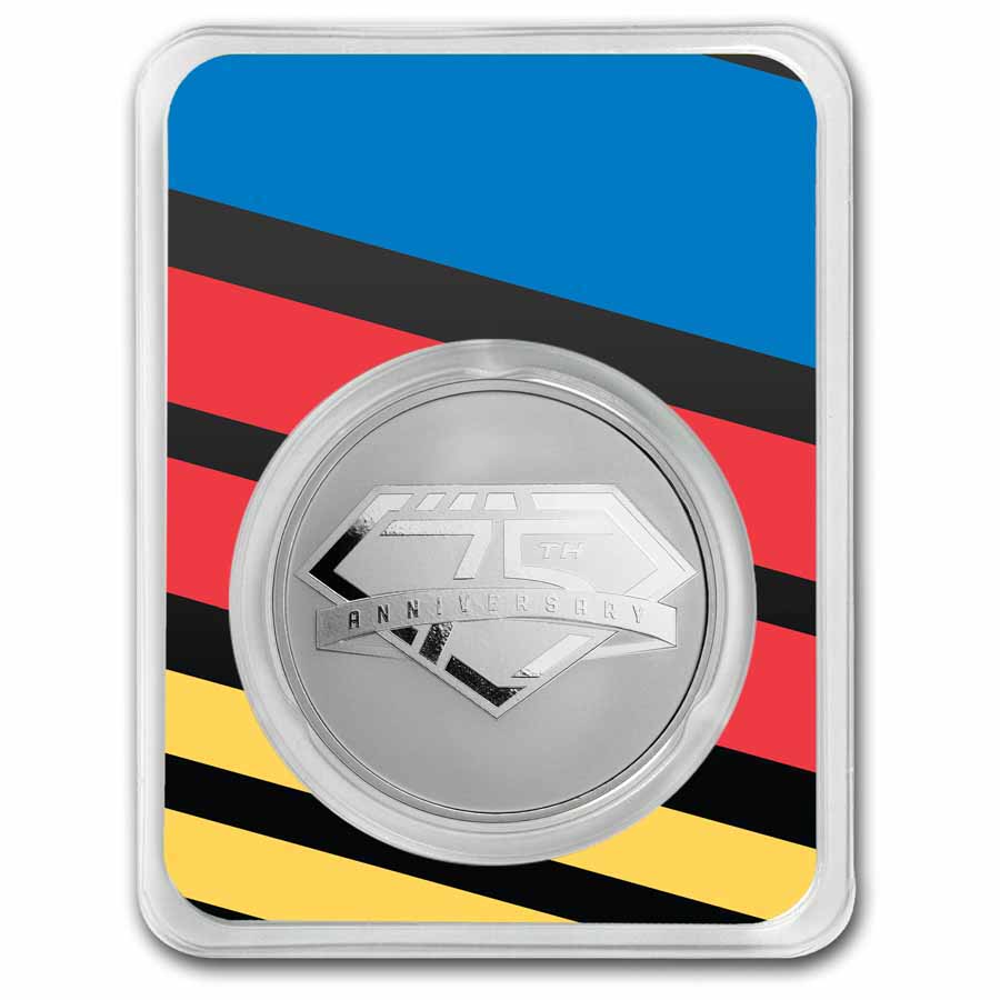 1 oz NASCAR 75th Struck Silver Round (TEP)