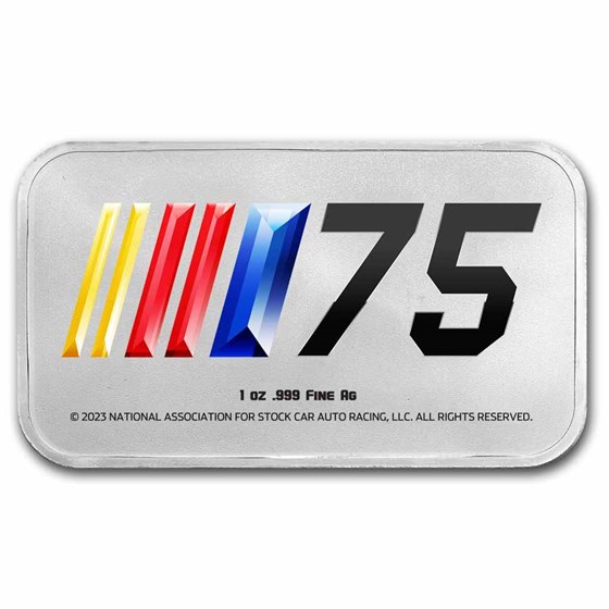 1 oz NASCAR Double Sided Colorized Bar TEP