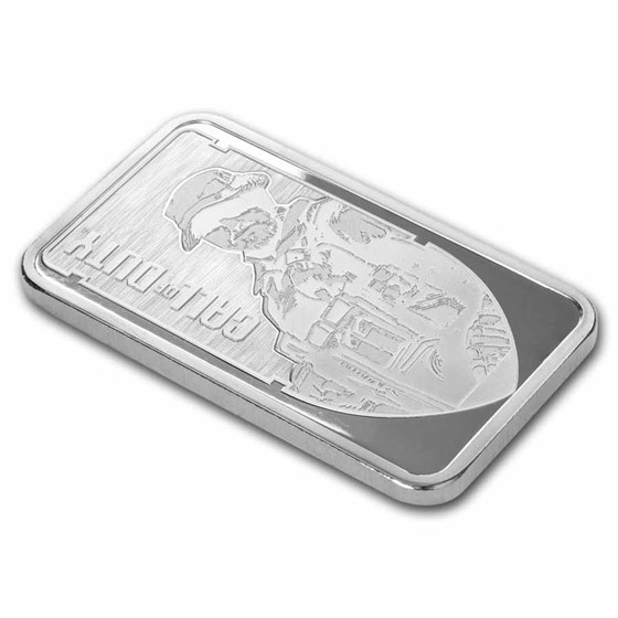 PAMP 1 oz Silver MWIII Call of Duty Prooflike Bar in Bezel