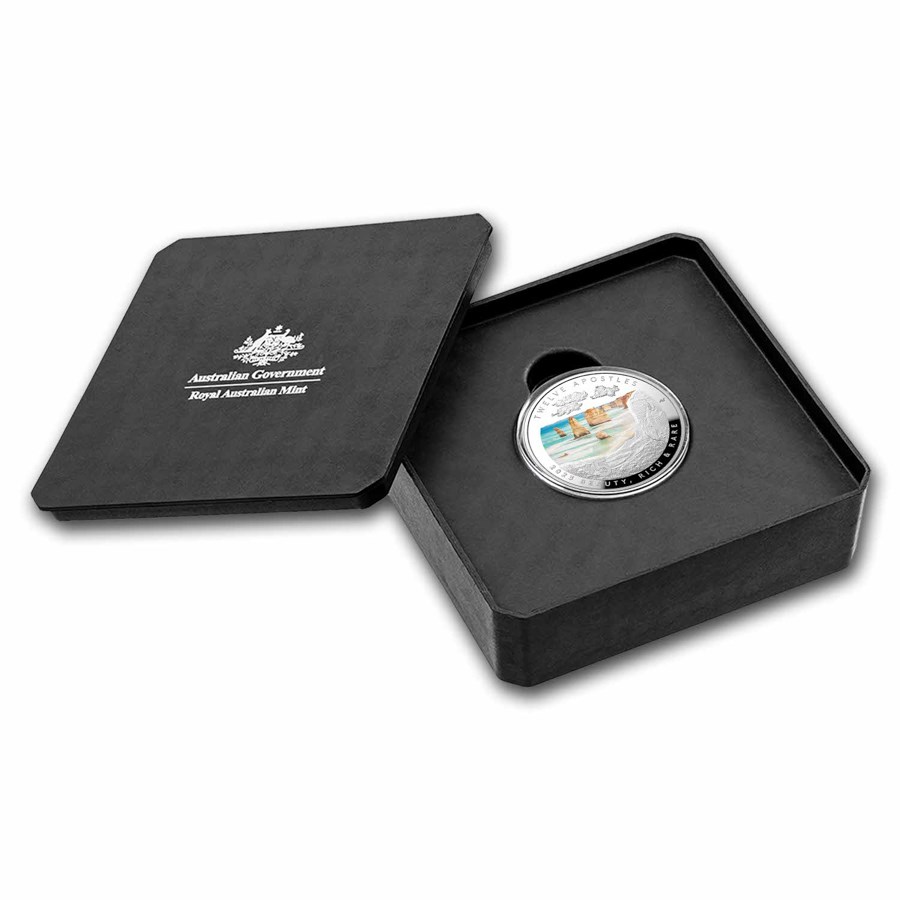 2023 1 oz Silver $5 AUS Twelve Apostles Domed Proof (Box & COA)