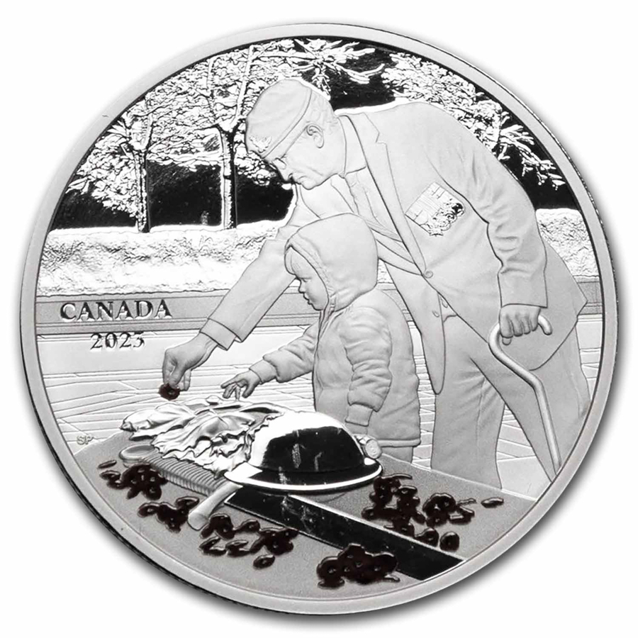 2023 Canada Silver $20 Remembrance Day Proof