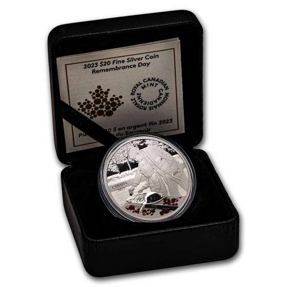 2023 Canada Silver $20 Remembrance Day Proof